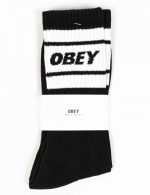 OBEY COOPER DEUCE SOCKS BLACK - Image 2