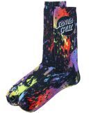 SANTA CRUZ DOT SPLATTER SOCK VIBRANT