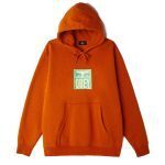 OBEY STACK HOOD FLEECE PUMPKIN SPICE - Image 2