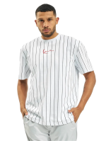 Karl Kani Small Signature Pinstripe Tee White KKMQ32041WHT