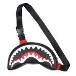 SPRAYGROUND SHARK CROSS BODY VEGAN LEATHER BAG B2542