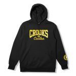CROOKS AND CASTLES OG CORE LOGO FOIL HOODIE BLACK