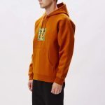 OBEY STACK HOOD FLEECE PUMPKIN SPICE - Image 3