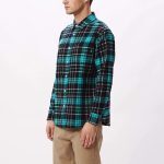 OBEY LESTER HEAVY WEIGHT FLANNEL SHIRT MULTICOLORED - Image 4