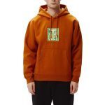 OBEY STACK HOOD FLEECE PUMPKIN SPICE