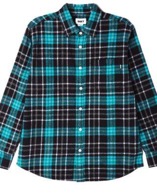 OBEY LESTER HEAVY WEIGHT FLANNEL SHIRT MULTICOLORED