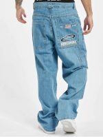 Southpole SP060 Baggy Denim Pants Retro Mid Blue - Image 2