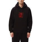 OBEY STACK HOOD FLEECE BLACK