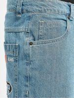 Southpole SP060 Baggy Denim Pants Retro Mid Blue - Image 4
