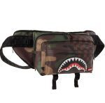 SPRAYGROUND CHECKERED CAMO SPLIT DOUBLE CARGO CROSSBODY