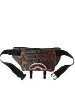 SPRAYGROUND CHECKERED CAMO SPLIT DOUBLE CARGO CROSSBODY - Image 2