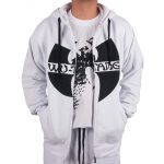 WU WEAR WU TANG CLAN ZIPPER HOODED Z248W WHITE - Image 2