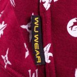 WU WEAR WUITTON ZIPPER Z520BR BURGUNDY RED - Image 6