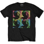 ROCK OFF TUPAC UNISEX TEE: POP ART BLACK