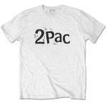 ROCK OFF TUPAC UNISEX TEE: CHANGES BACK REPEAT (BACK PRINT) WHITE