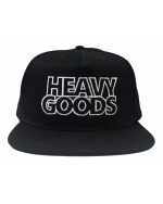 HEAVY GOODS BROADWAY LOGO SNAPBACK CAP BLACK - Image 3