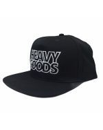HEAVY GOODS BROADWAY LOGO SNAPBACK CAP BLACK - Image 2