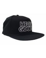 HEAVY GOODS BROADWAY LOGO SNAPBACK CAP BLACK