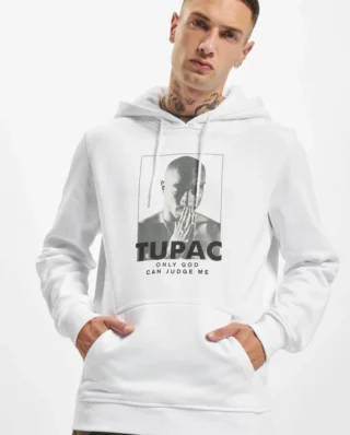 MISTER TEE 2PAC PRAYER HOODIE MT1329 WHITE
