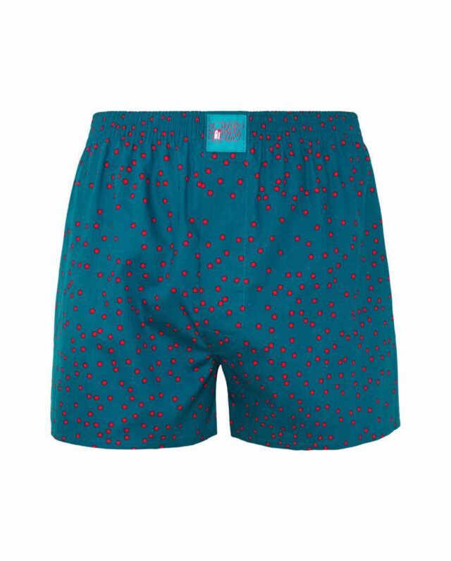 LOUSY LIVIN BOXERSHORTS DOTS TEAL - Lousy Livin