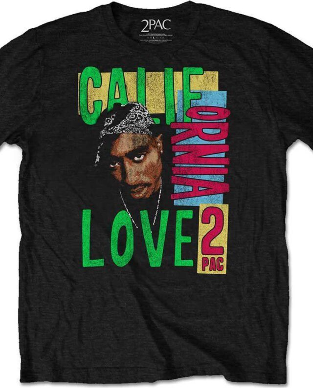 ROCK OFF UNISEX TEE: CALIFORNIA LOVE BLACK