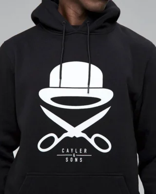 CAYLER AND SONS PA ICON HOODIE BLACK WHITE - Cayler and Sons