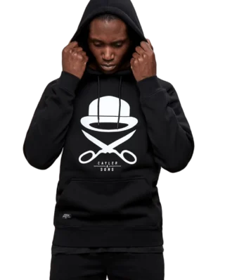 CAYLER AND SONS PA ICON HOODIE BLACK WHITE