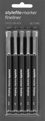 STYLEFILE MARKER FINELINER FINELINER FINE BLACK - Image 2