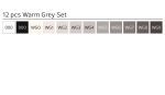STYLEFILE MARKER BRUSH 12 PCS SET SFSBR12WG WARM GREY - Image 4