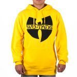 WU WEAR WU-TANG CLAN LOGO HOODED F248Y YELLOW - Image 4