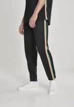 URBAN CLASSICS SIDE TAPED TRACK PANTS TB2729 BLK/MULTICOLOR
