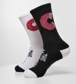 CAYLER AND SONS MUNCHIES SOCKS 2-PACK BLACK/WHITE