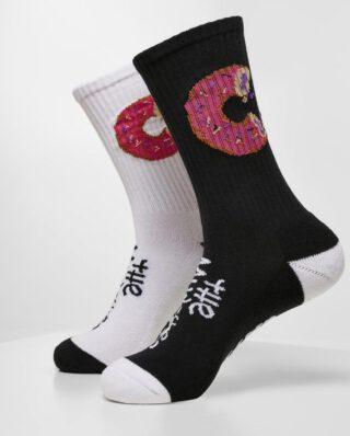 CAYLER AND SONS MUNCHIES SOCKS 2-PACK BLACK/WHITE