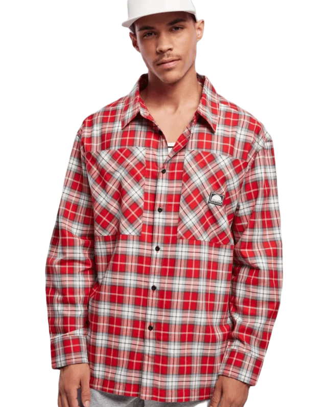 SOUTHPOLE CHECK WOVEN SHIRT SP067 SP RED