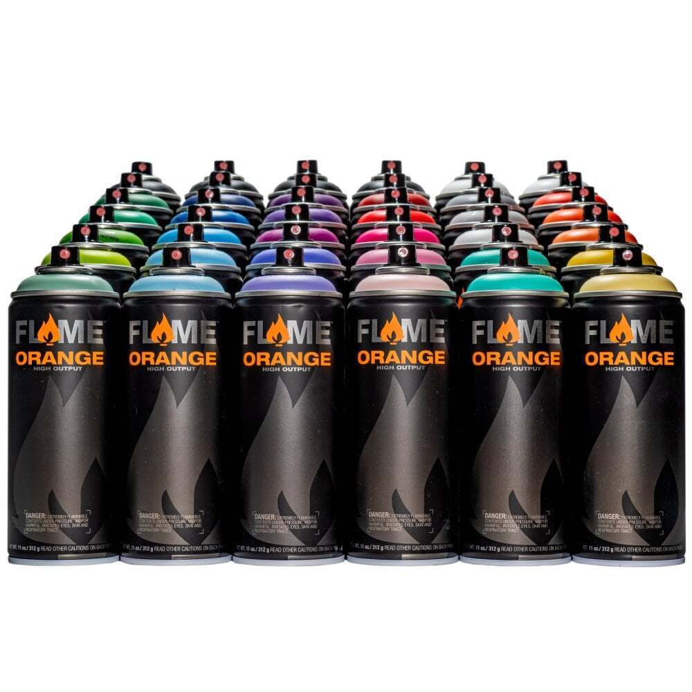 1565011981-42549900 MOLOTOW FLAME ORANGE 400 ml 36 PACK - SPECIAL OFFER - Image 1