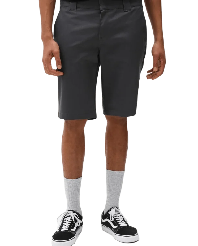 DICKIES SLIM FIT SHORT BLACK CHARCOAL GREY