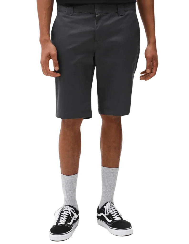 DICKIES SLIM FIT SHORT BLACK CHARCOAL GREY