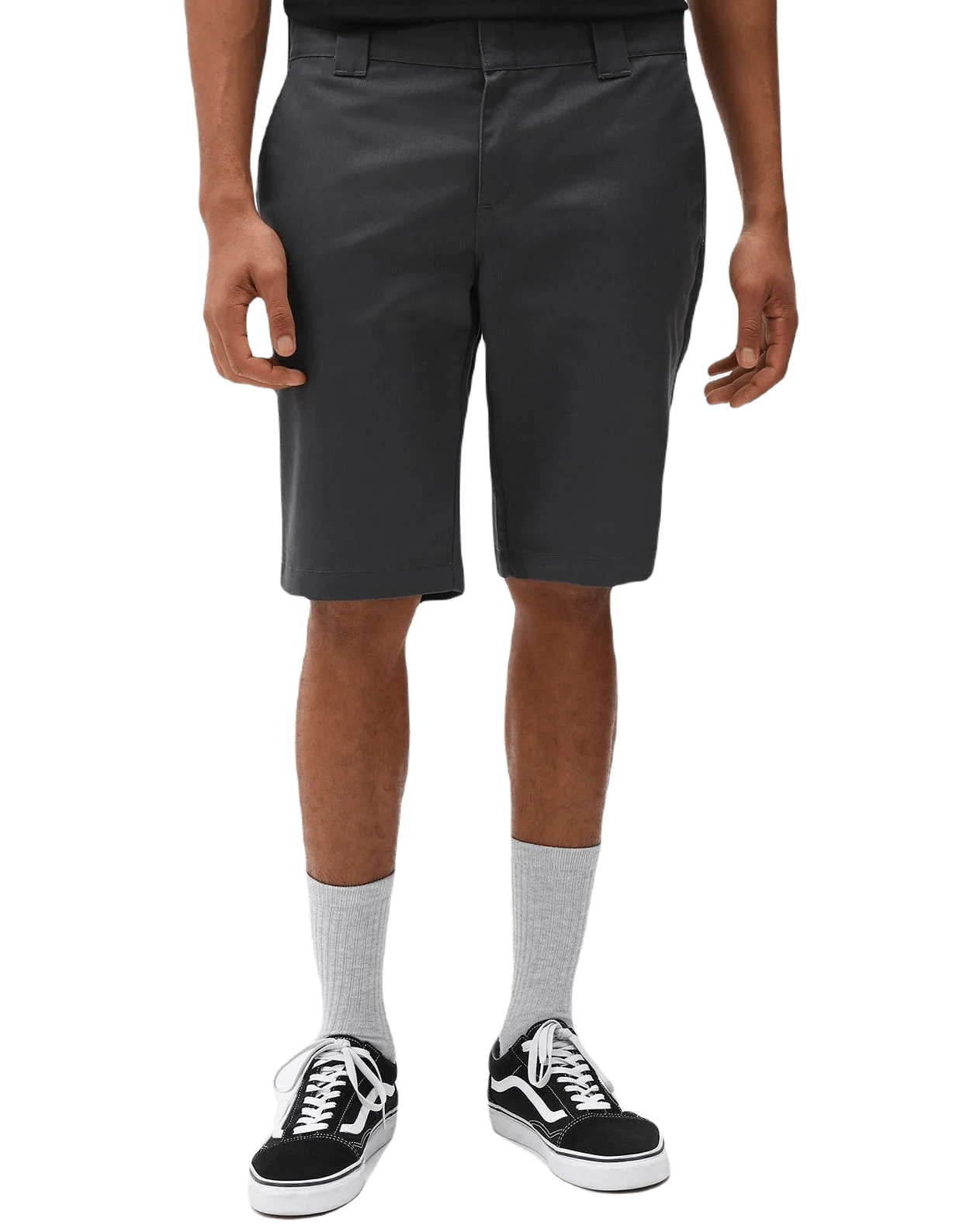 DICKIES SLIM FIT SHORT BLACK CHARCOAL GREY