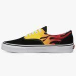 VANS UA ERA (FLAME) VN0A4BV4XEY1 BLACK/TRUE WHITE - Image 3