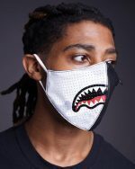 SPRAYGROUND DAMAGE CONTROL STASH POCKET VEGAN LEATHER FACE MASK - Image 4