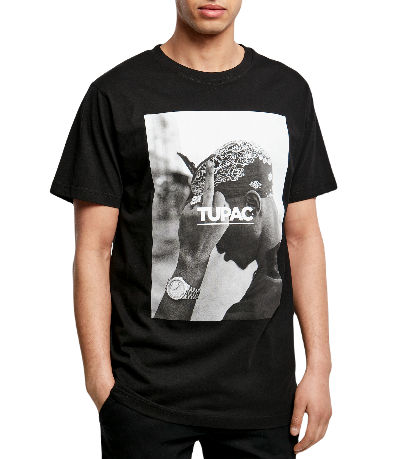 INSTO T-Shirt König Von Rap 2Pac Gedruckt Unterhemd Fitness Tragen Unisex Tragen Gemütlich/Schwarz/M 
