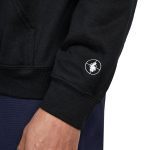 ROCK OFF PUBLIC ENEMY UNISEX PULLOVER HOODIE CROSSHAIRS LOGO (ARM PRINT) BLACK - Image 2