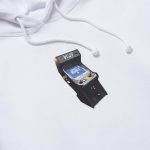 HUF ARCADE PULLOVER HOODIE WHITE - Image 4