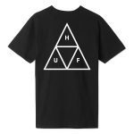HUF ESSENTIALS TT TEE BLACK - Image 2