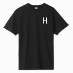HUF ESSENTIALS CLASSIC H TEE BLACK