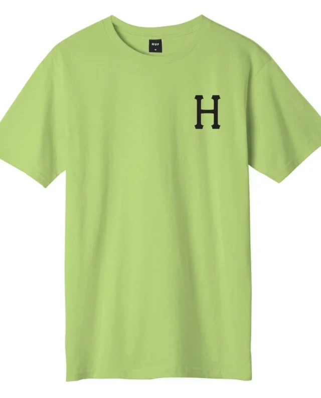 HUF ESSENTIALS CLASSIC H TEE LIME