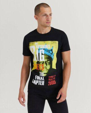 ROCK OFF BIGGIE SMALLS UNISEX TEE: FINAL CHAPTER BLACK - Notorius Big