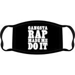ROCK OFF ICE CUBE FACE MASK: GANGSTA RAP BLACK