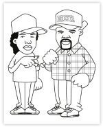 URBAN MEDIA HIP HOP COLORING BOOK - WEST COAST EDITION - Image 3