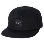 HUF UNSTRUCTURED BOX SNAPBACK BLACK